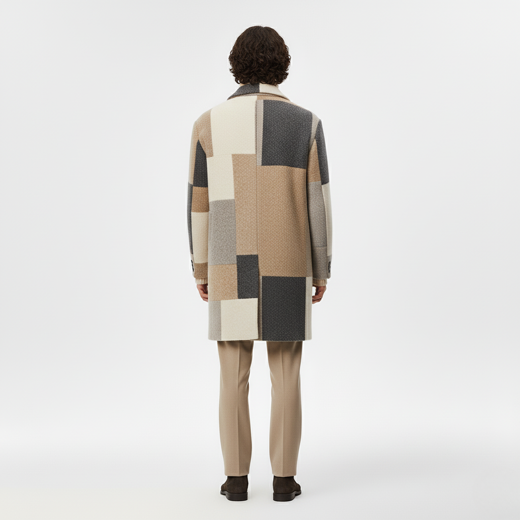Men's Classic Tailored Overcoat – Longline Winter Topcoat