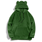 Unisex Fleece Pullover Jacket with Raglan Sleeves – Loose Fit Casual Pullover for Men and Women