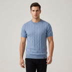 Luca Ribbed Cotton Tee