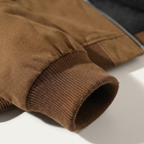 Men's Fleece Lined Hooded Winter Jacket – Full Zip Warm Outerwear
