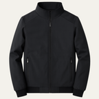 Men's Fleece Lined Zip Jacket – Sleek Warm Winter Layer