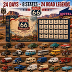 Dean | Classic Car Christmas Advent Calendar with 24 Retro Mini Vehicles