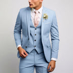 Men's Three-Piece Suit – Tailored Jacket, Vest and Trousers Set for Formal Occasions