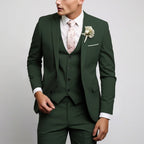 Men's Three-Piece Suit – Tailored Jacket, Vest and Trousers Set for Formal Occasions