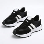 Women's Cushioned Comfort Sneakers – Lightweight Walking Shoes