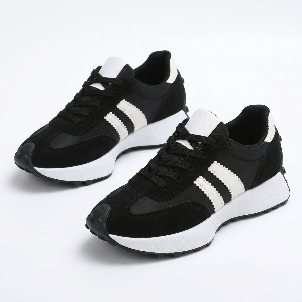 Women's Cushioned Comfort Sneakers – Lightweight Walking Shoes