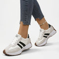 Women's Cushioned Comfort Sneakers – Lightweight Walking Shoes
