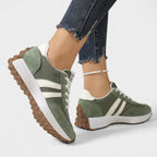 Women's Cushioned Comfort Sneakers – Lightweight Walking Shoes