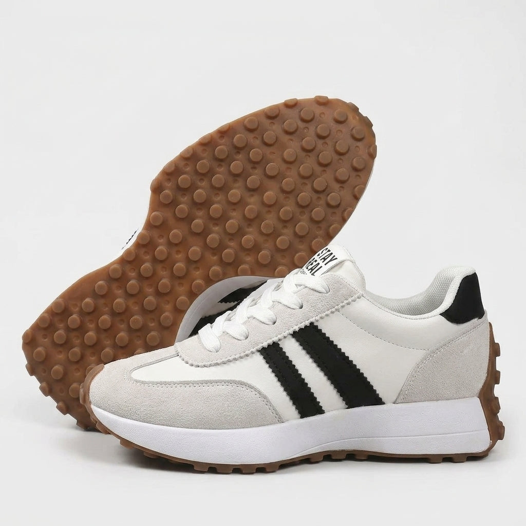 Women's Cushioned Comfort Sneakers – Lightweight Walking Shoes