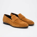 Men's Faux Suede Loafers – Low Profile Slip-On Shoes