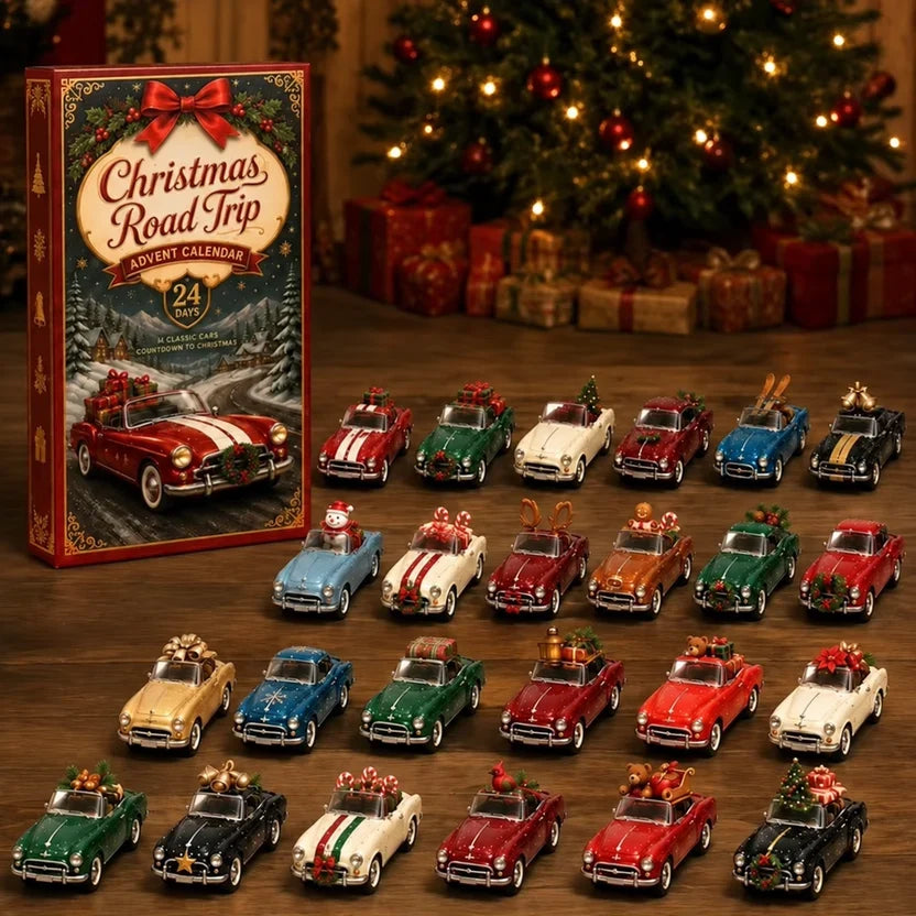 Dean | Classic Car Christmas Advent Calendar with 24 Retro Mini Vehicles