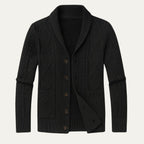Men's Soft Knit Button Cardigan – Relaxed Smart Casual Sweater with Pockets
