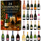 Stella | Champagne Christmas Advent Calendar 2026 with 24 Bubbly Bottle Designs