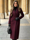 Margot | Women Long Double Breasted Tailored Overcoat