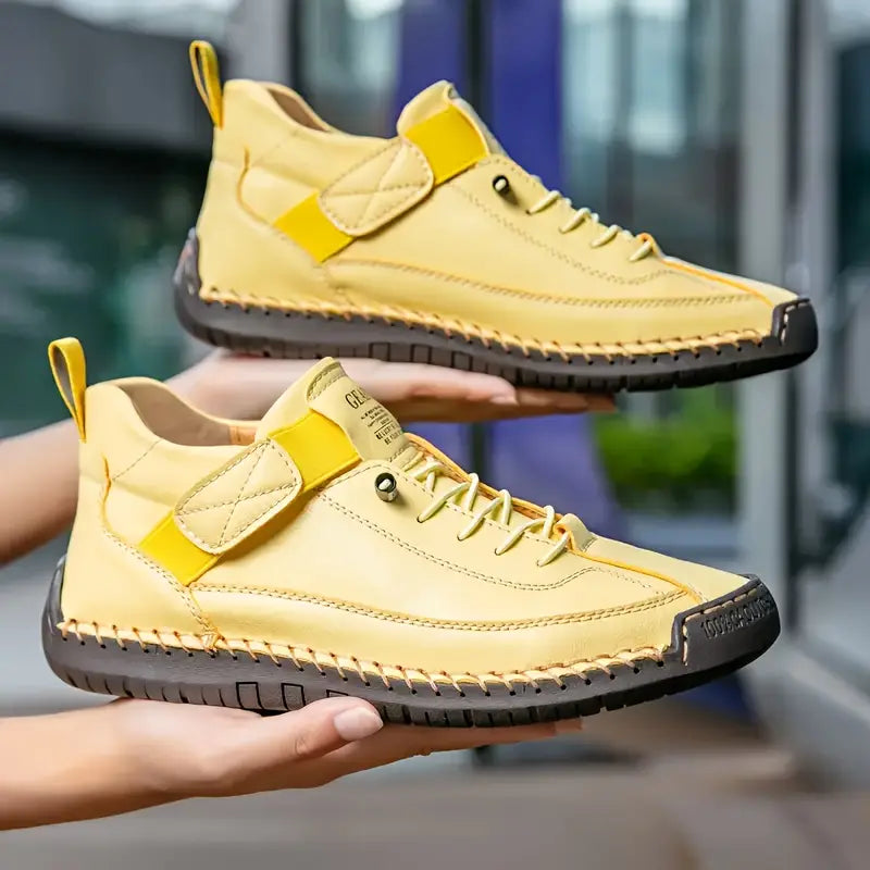 Cushioned Slip-On Platform Sneakers – Lightweight Wide Fit Walking Shoes