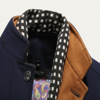 Men's Stand Collar Trench Coat – Smart Casual Wool Blend Overcoat