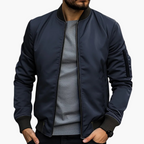 Men's Slim Fit Bomber Jacket – Lightweight Transitional Jacket