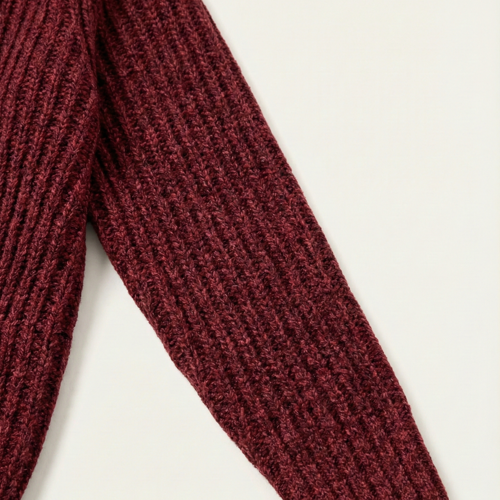 Men's Chunky Shawl Collar Cardigan – Heavy Cable Knit Button Sweater