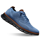 Men's Breathable Mesh Walking Sneakers – Wide Toe Box Cushioned Shoes