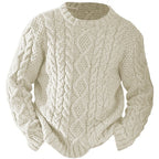 Arthur | Men Cable Knit Crew Neck Sweater