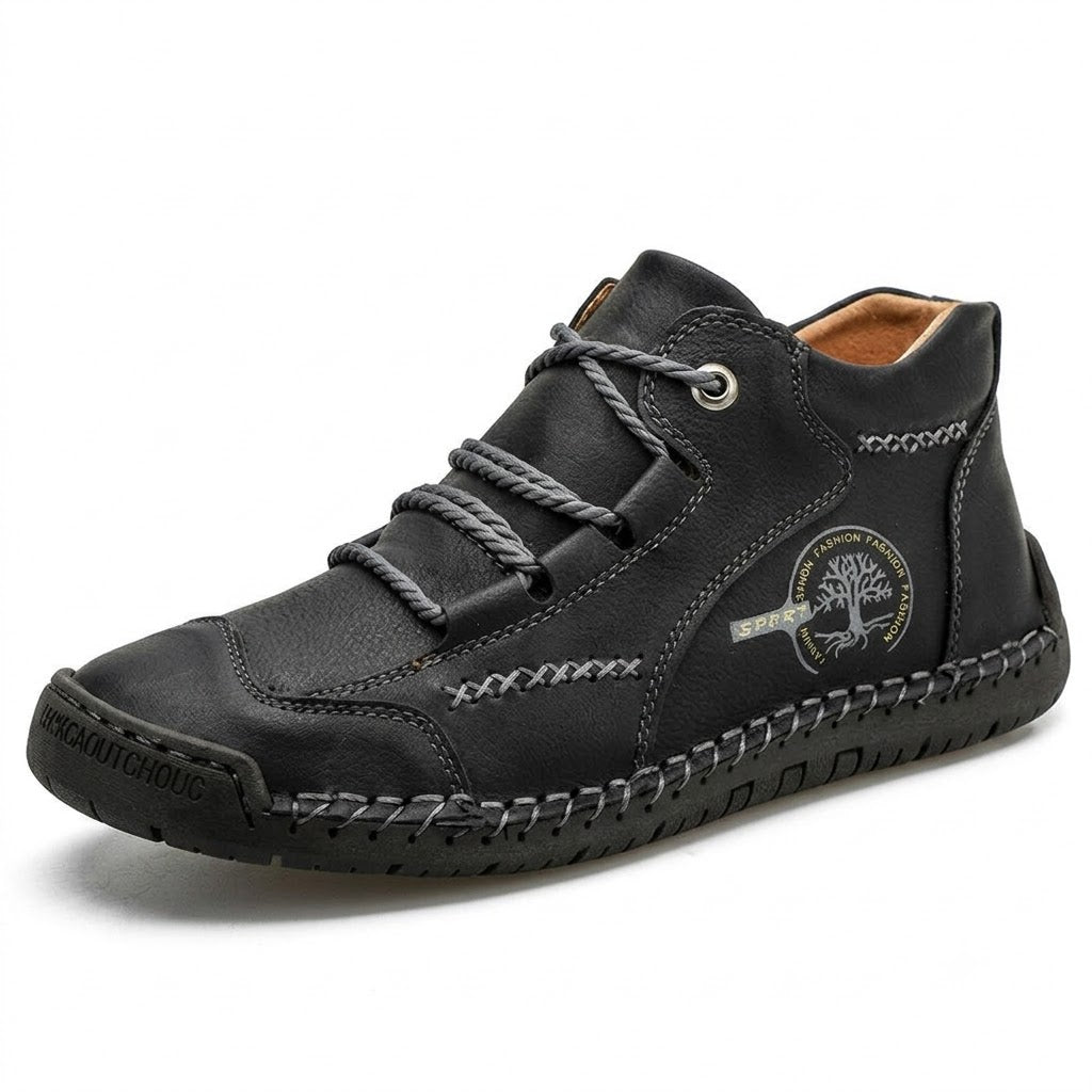 Walter | Men Vintage Style Lace Up Ankle Boots