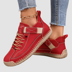 Cushioned Slip-On Platform Sneakers – Lightweight Wide Fit Walking Shoes