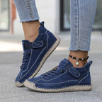 Cushioned Slip-On Platform Sneakers – Lightweight Wide Fit Walking Shoes