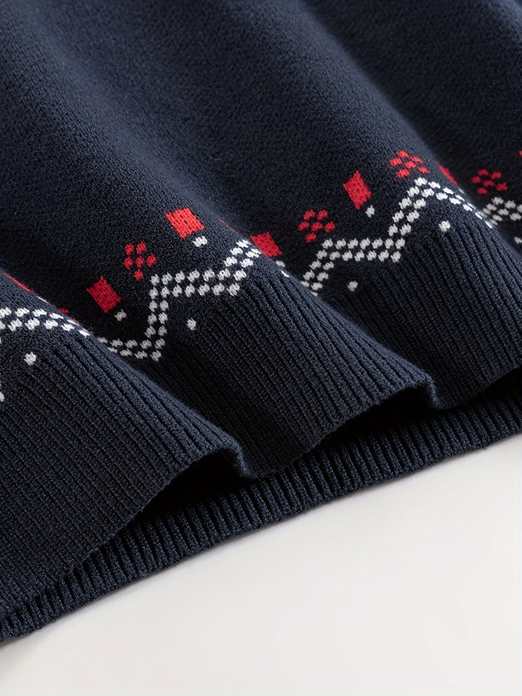 Bernard | Men Nordic Pattern Crew Neck Sweater