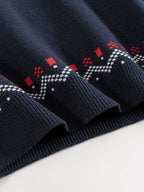 Bernard | Men Nordic Pattern Crew Neck Sweater