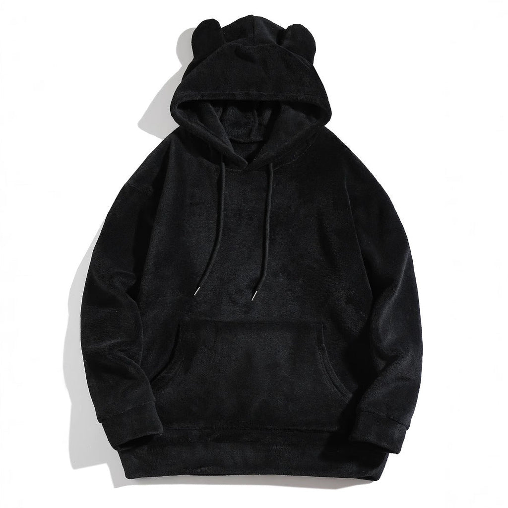 Unisex Fleece Pullover Jacket with Raglan Sleeves – Loose Fit Casual Pullover for Men and Women