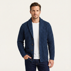 Men's Chunky Shawl Collar Cardigan – Heavy Cable Knit Button Sweater