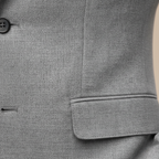 Men's Slim Fit Single Button Blazer – Structured Woven Sport Coat