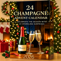 Stella | Champagne Christmas Advent Calendar 2026 with 24 Bubbly Bottle Designs