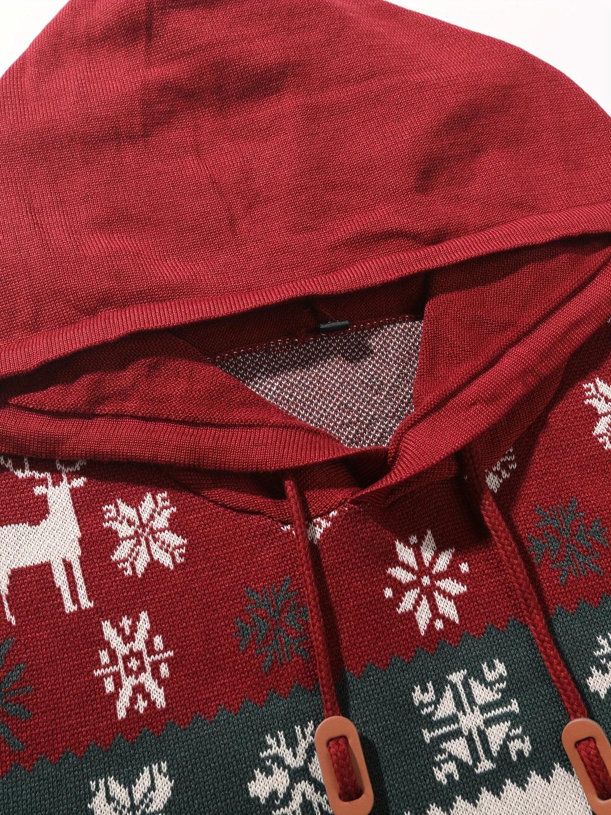 Baxter | Unisex Hooded Reindeer Christmas Knit Sweater