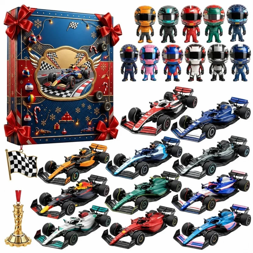 Dean | Classic Car Christmas Advent Calendar with 24 Retro Mini Vehicles