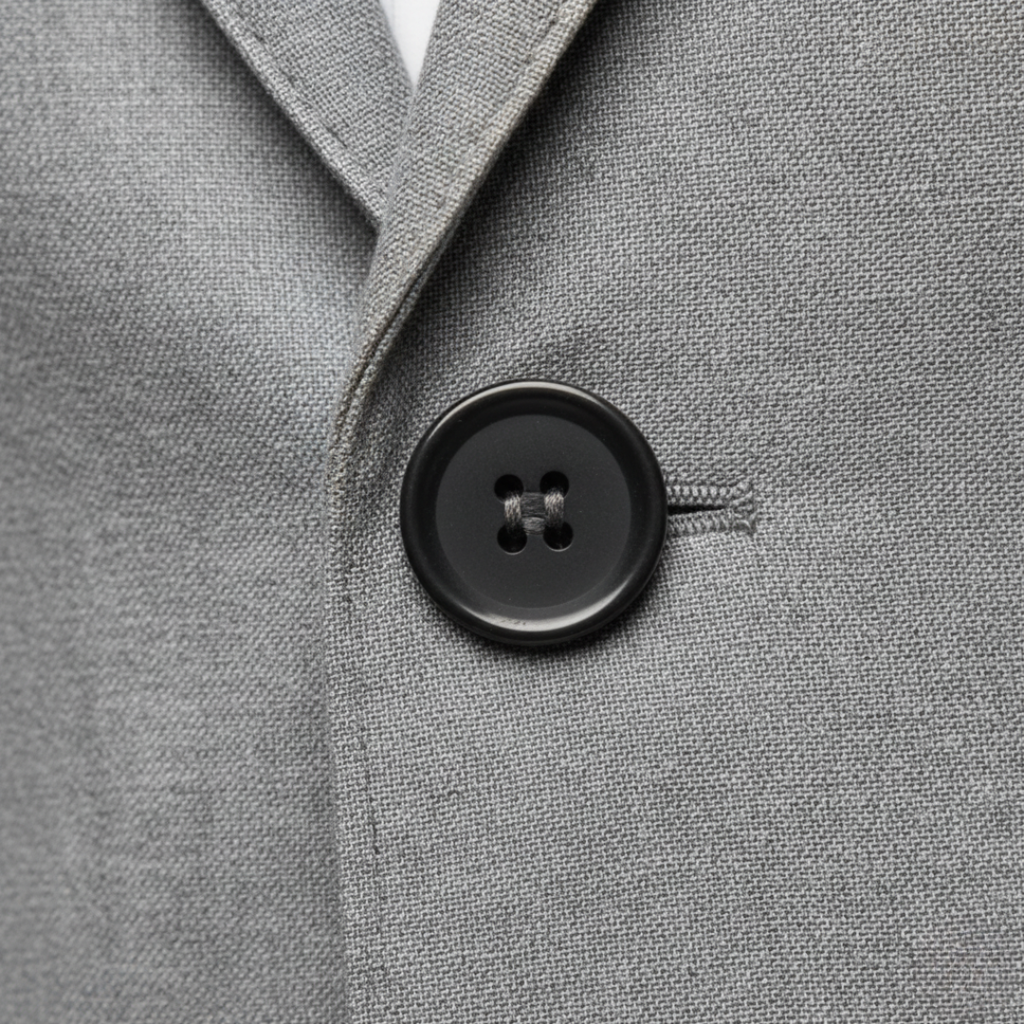 Men's Slim Fit Single Button Blazer – Structured Woven Sport Coat