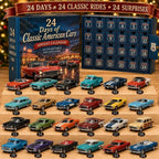 Dean | Classic Car Christmas Advent Calendar with 24 Retro Mini Vehicles
