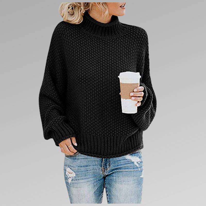 Women's Classic Knit Sweater – Soft Relaxed Everyday Pullover