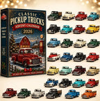Dean | Classic Car Christmas Advent Calendar with 24 Retro Mini Vehicles