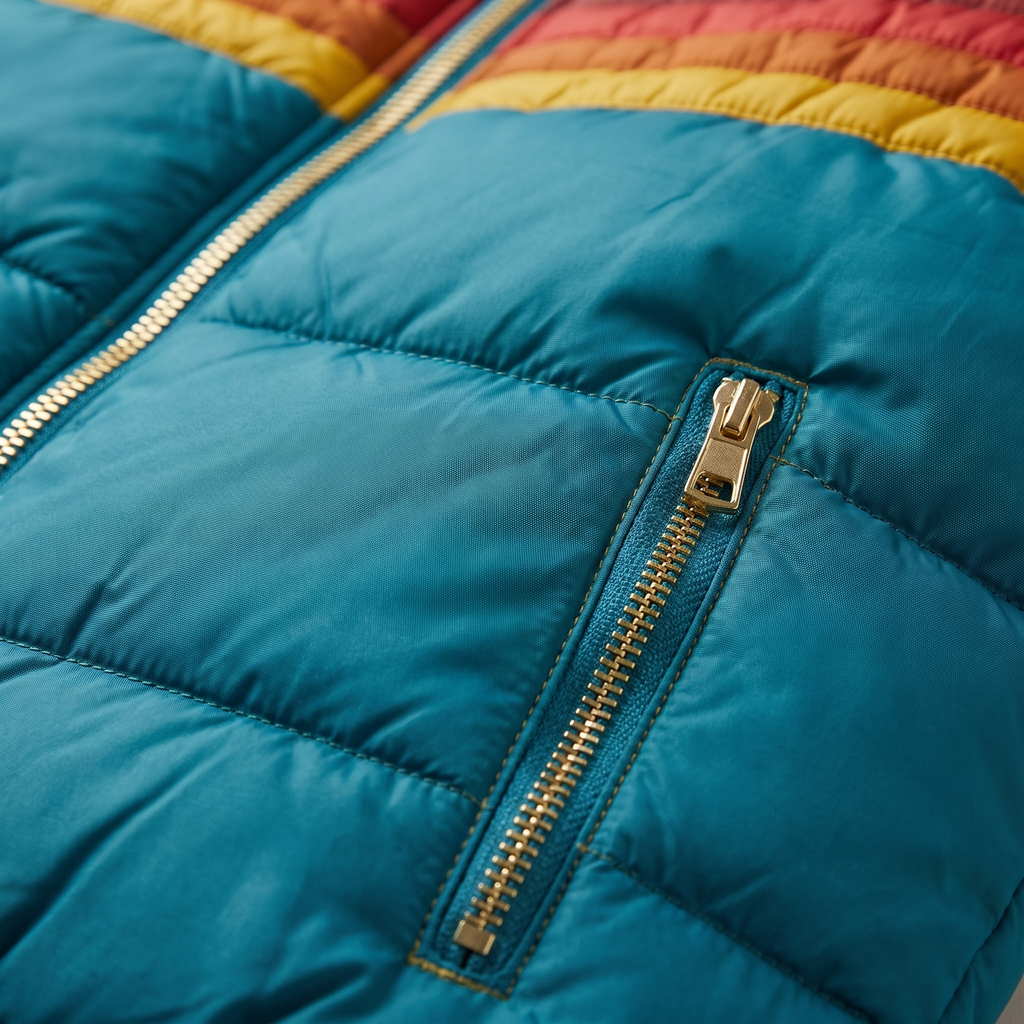 Amber | Women Hooded Color Block Puffer Jacket