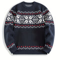 Bernard | Men Nordic Pattern Crew Neck Sweater