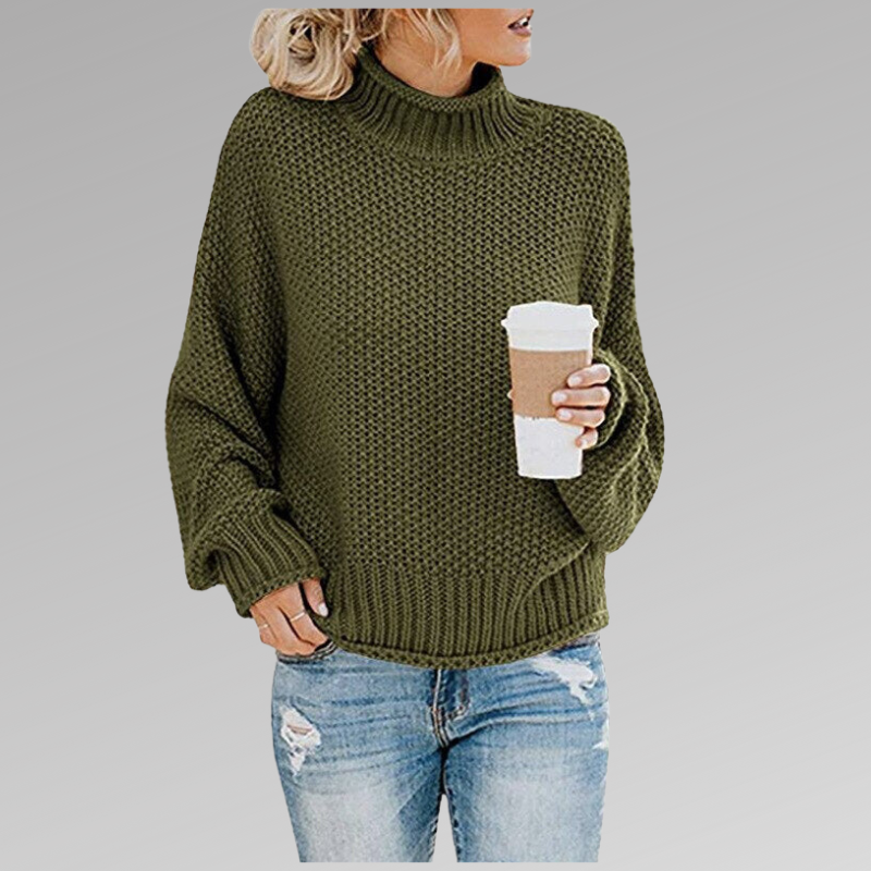 Women's Classic Knit Sweater – Soft Relaxed Everyday Pullover