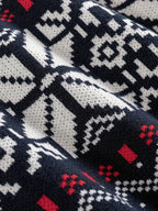 Bernard | Men Nordic Pattern Crew Neck Sweater