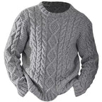 Arthur | Men Cable Knit Crew Neck Sweater
