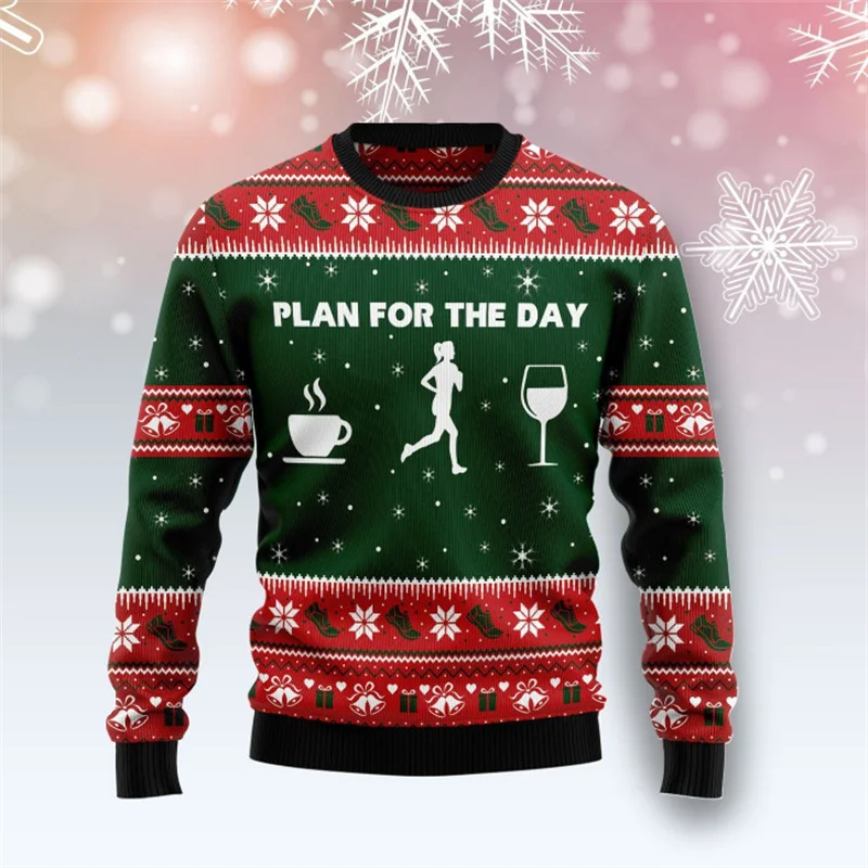 Felix | Unisex Beer Print Ugly Christmas Sweater