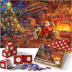 Nora | Jigsaw Puzzle Christmas Advent Calendar with 24 Daily Puzzle Boxes