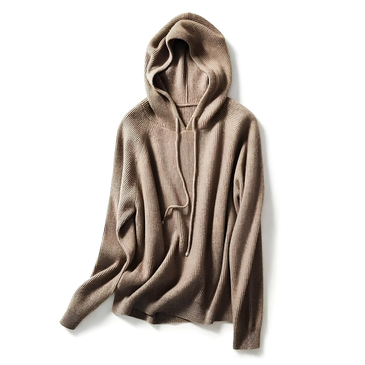 Nora | Women Relaxed Knit Drawstring Hoodie