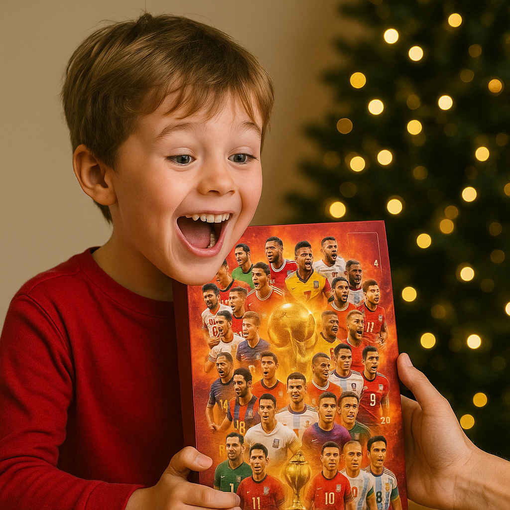 Tyler | Football Christmas Advent Calendar 2026 with 24 Collectible Fan Gifts