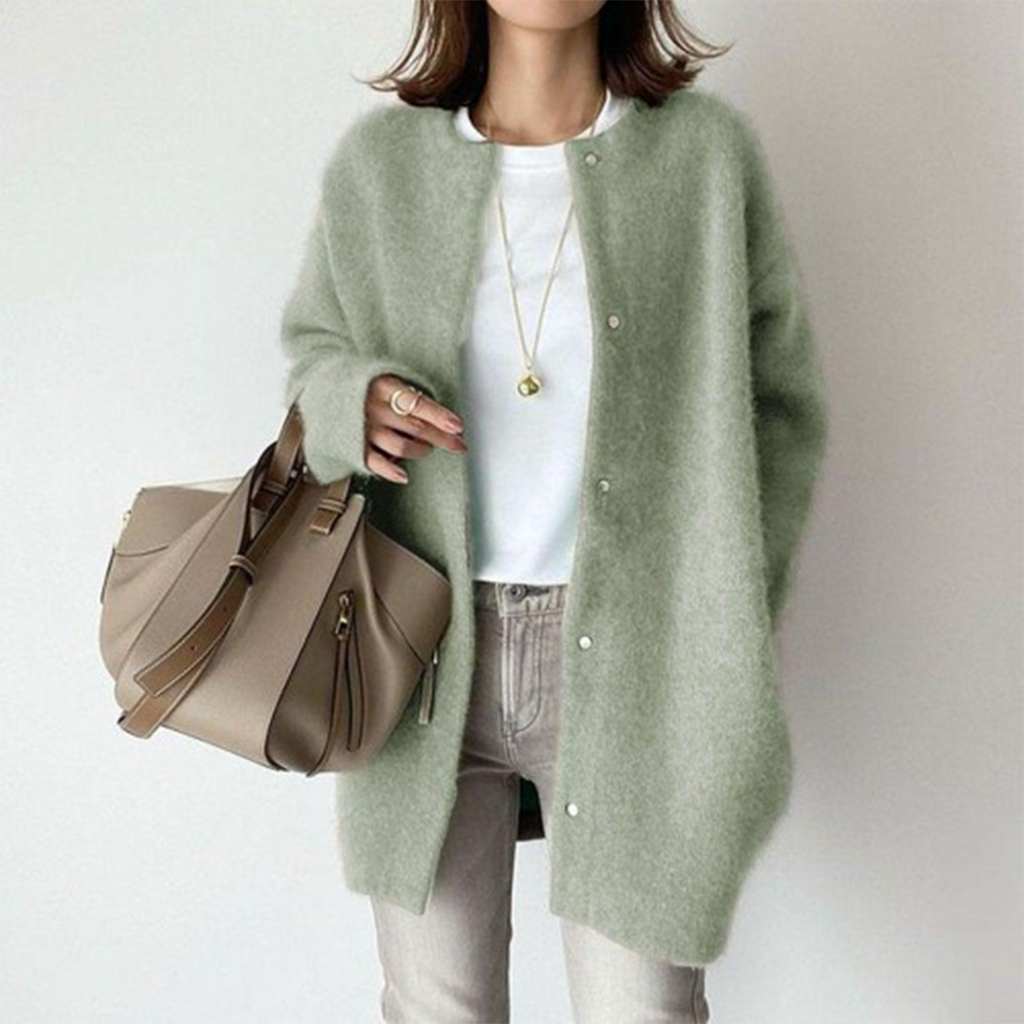 Women's Oversized Winter Cardigan – Soft Relaxed Fit Knit