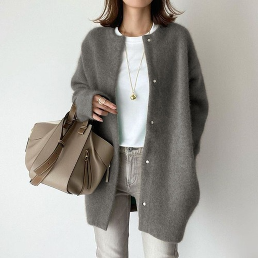 Women's Oversized Winter Cardigan – Soft Relaxed Fit Knit
